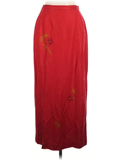 Pre-owned Donna Morgan Formal Skirt In Red