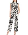 Donna Morgan Womens Printed Wide Leg Jumpsuit