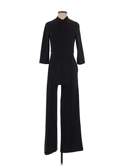 Pre-owned Donna Morgan Jumpsuit In Black