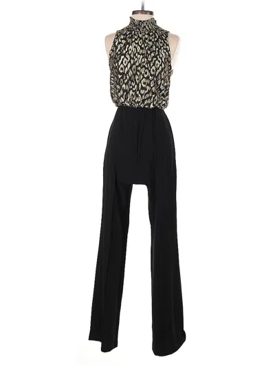 Pre-owned Donna Morgan Jumpsuit In Black