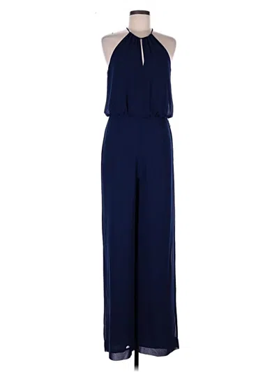 Pre-owned Donna Morgan Jumpsuit In Blue