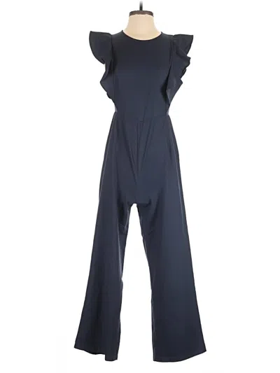 Pre-owned Donna Morgan Jumpsuit In Blue