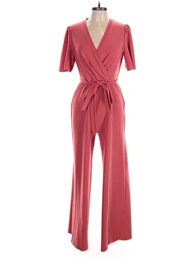 Pre-owned Donna Morgan Jumpsuit In Pink