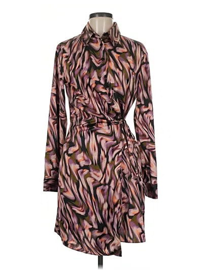 Pre-owned Donna Morgan Kimono In Purple