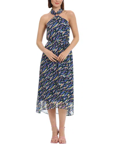 Donna Morgan Maxi Dress In Blue