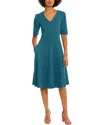 Donna Morgan Midi Dress In Blue