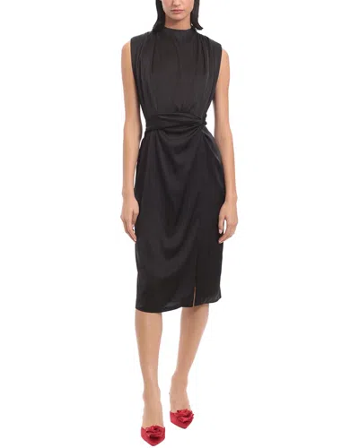 Donna Morgan Midi Dress In Black