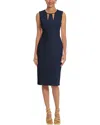 Donna Morgan Midi Dress In Blue