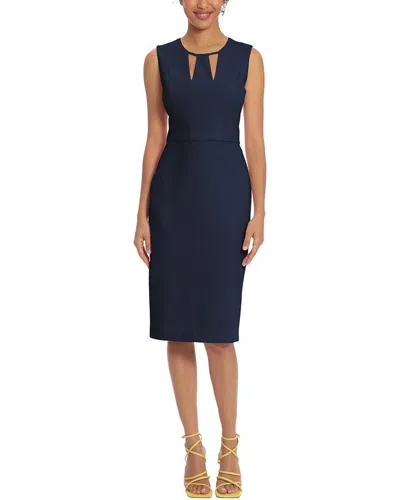 Donna Morgan Midi Dress In Blue