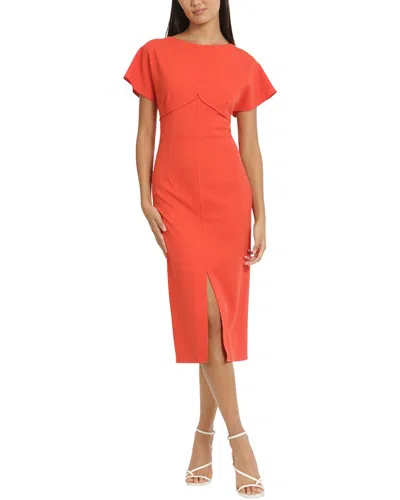 Donna Morgan Midi Dress In Multi