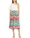 Donna Morgan Midi Dress In Multi