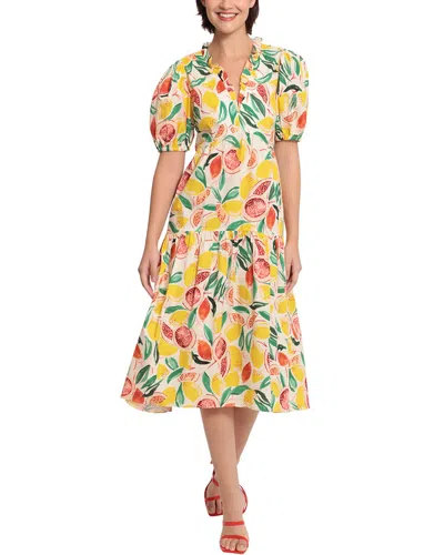 Donna Morgan Midi Dress In Multi