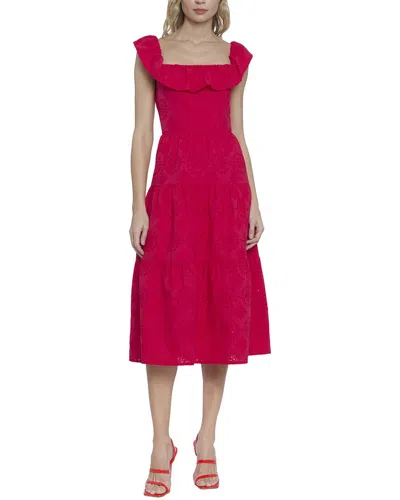 Donna Morgan Midi Dress In Pink