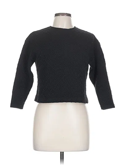 Pre-owned Donna Morgan Pullover Sweater In Black