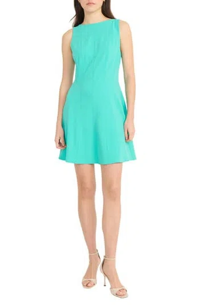 Donna Morgan Seam Detail Minidress In Blue