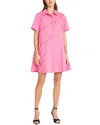 Donna Morgan Ladder Cutout Shirtdress In Pink