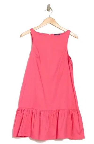 Donna Morgan Solid Sleeveless Dress In Pink Flambe