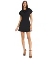 Donna Morgan Cowl Neck Mini Dress In Black