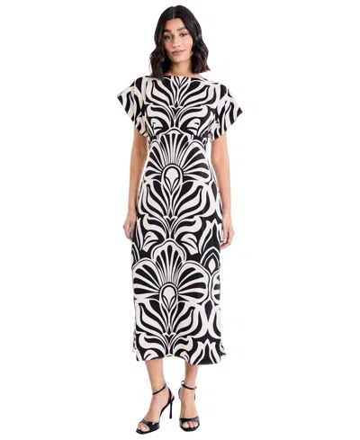 Donna Morgan Women's Dolman Maxi Dress In Black