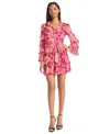 Donna Morgan Women's Long-sleeve A-line Dress