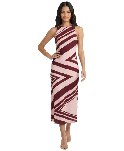 Donna Morgan Women's Printed Sleeveless Midi Dress In Multi