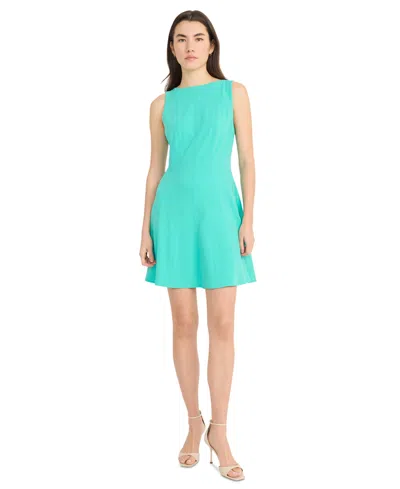 Donna Morgan Women's Seam-detail Mini Dress In Mint Leaf