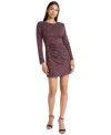 Donna Morgan Women's Tweed Long-sleeve Mini Dress In Multi