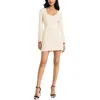 Donna Morgan Women's Scoop Neck Long Sleeve Mini Dress In Multi