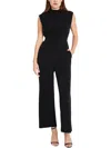 Donna Morgan Womens Waist Tie Sleeveless Jumpsuit In Black