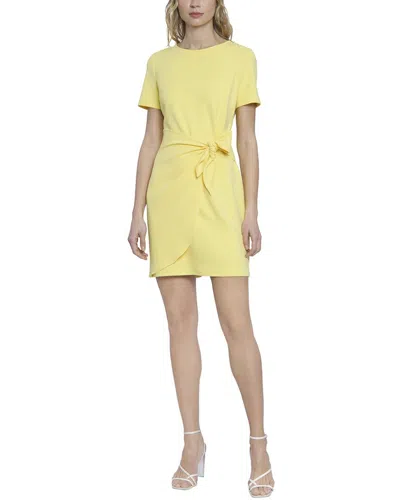 DONNA MORGAN DONNA MORGAN WRAP MINI DRESS
