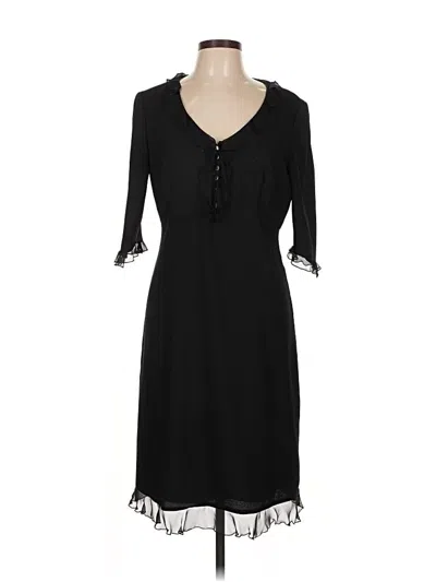 Pre-owned Donna Ricco Casual Dress In Black
