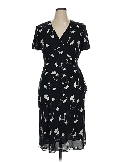Pre-owned Donna Ricco Casual Dress In Black