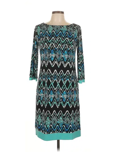 Pre-owned Donna Ricco Casual Dress In Blue