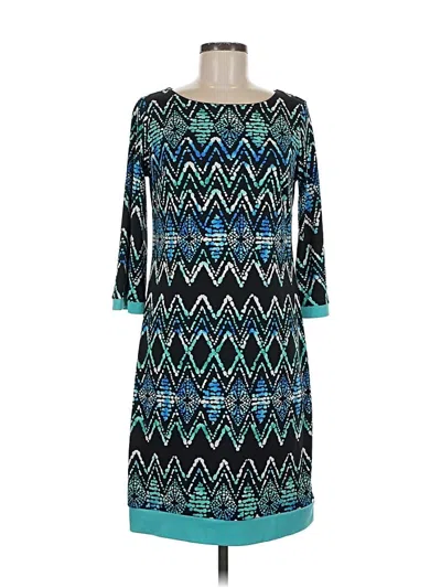 Pre-owned Donna Ricco Casual Dress In Blue