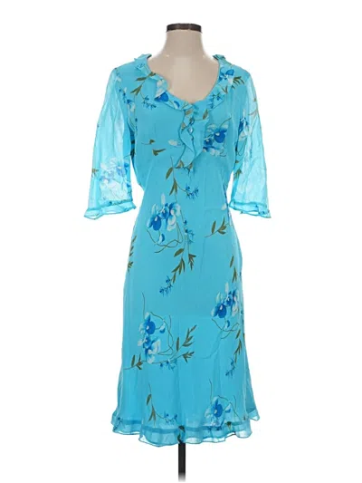 Pre-owned Donna Ricco Casual Dress In Blue