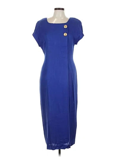 Pre-owned Donna Ricco Casual Dress In Blue