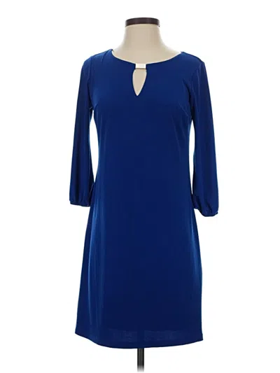 Pre-owned Donna Ricco Casual Dress In Blue
