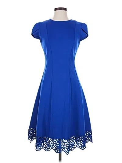 Pre-owned Donna Ricco Casual Dress In Blue
