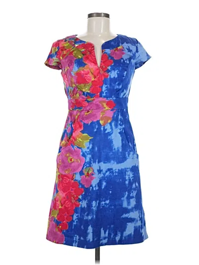 Pre-owned Donna Ricco Casual Dress In Blue