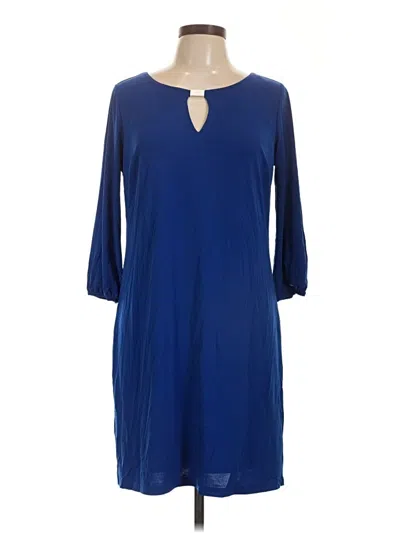 Pre-owned Donna Ricco Casual Dress In Blue