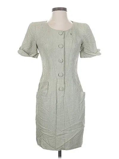 Pre-owned Donna Ricco Casual Dress In Gray