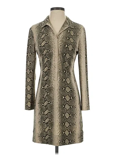 Pre-owned Donna Ricco Casual Dress In Gray