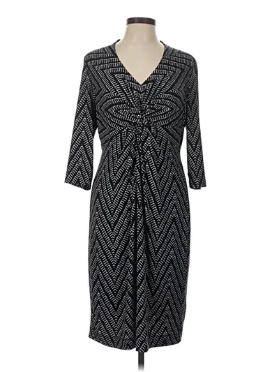 Pre-owned Donna Ricco Casual Dress In Gray