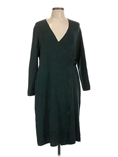 Pre-owned Donna Ricco Casual Dress In Green