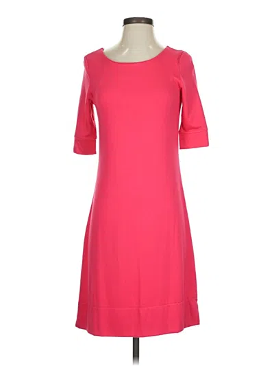 Pre-owned Donna Ricco Casual Dress In Pink