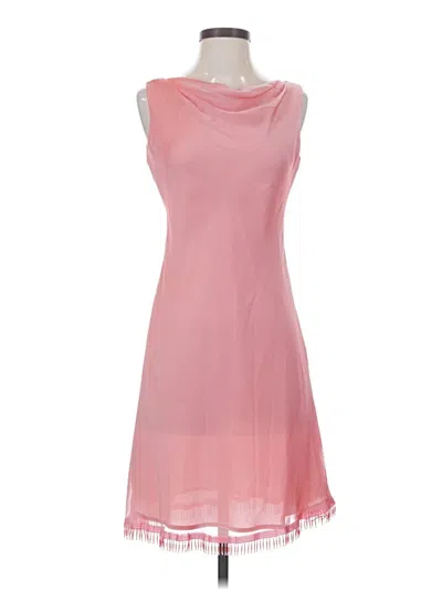 Pre-owned Donna Ricco Casual Dress In Pink