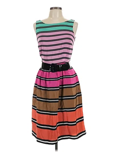 Pre-owned Donna Ricco Casual Dress In Pink