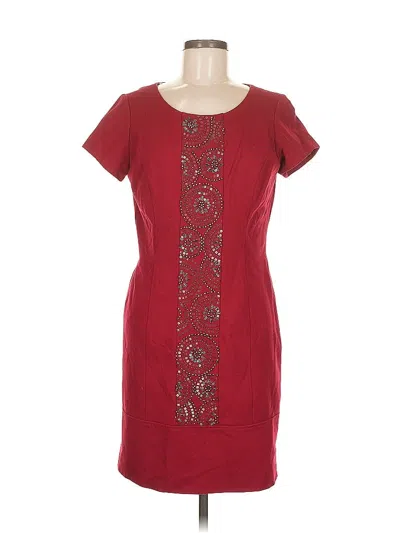 Pre-owned Donna Ricco Casual Dress In Red