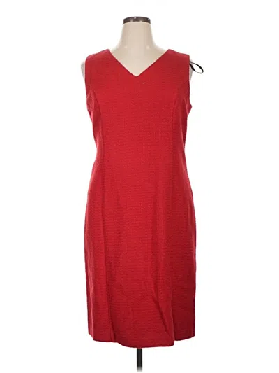 Pre-owned Donna Ricco Casual Dress In Red