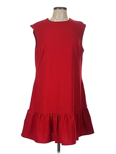 Pre-owned Donna Ricco Casual Dress In Red